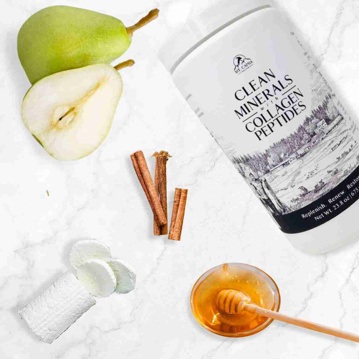 Pear Honey Goat Cheese Smoothie