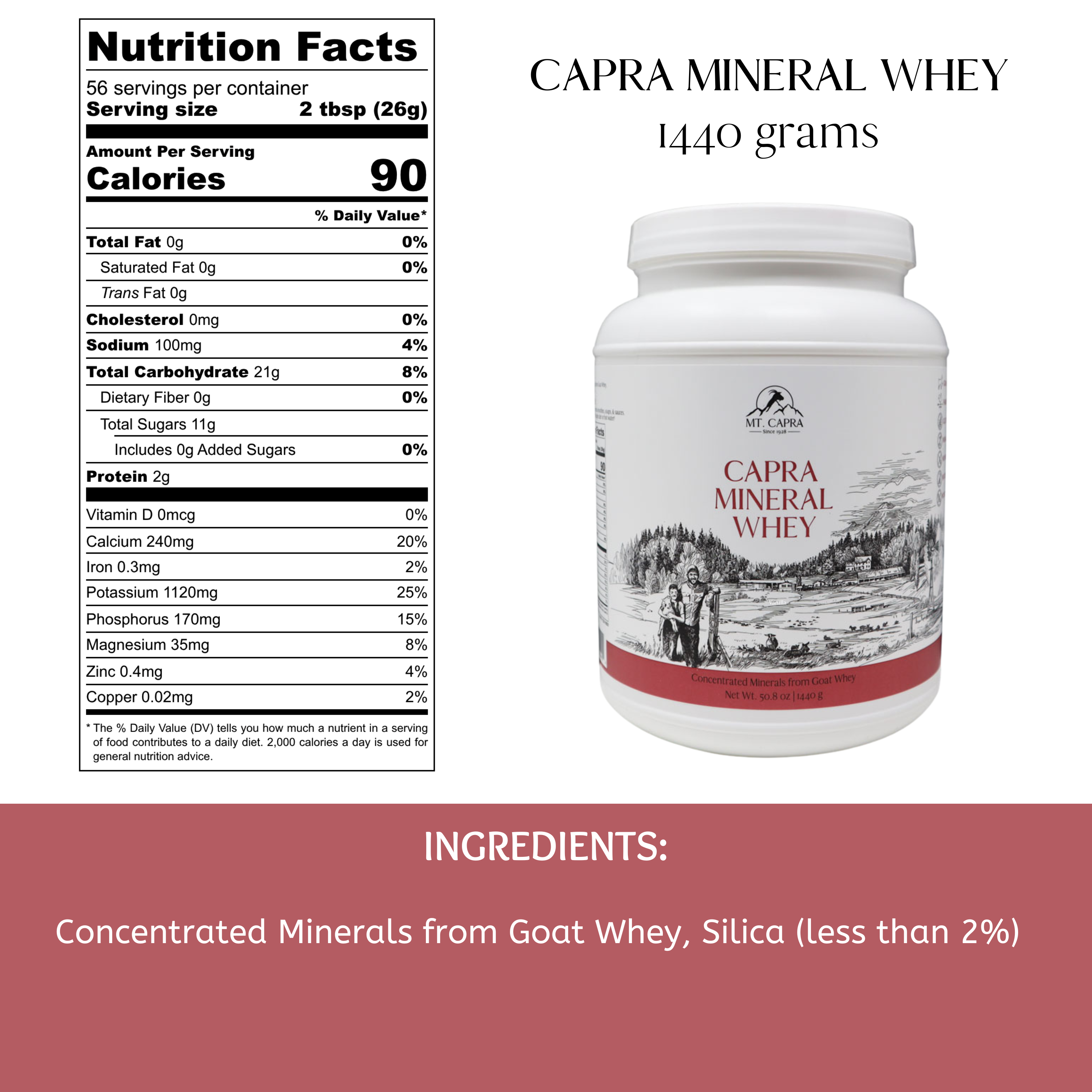 Capra Mineral Whey