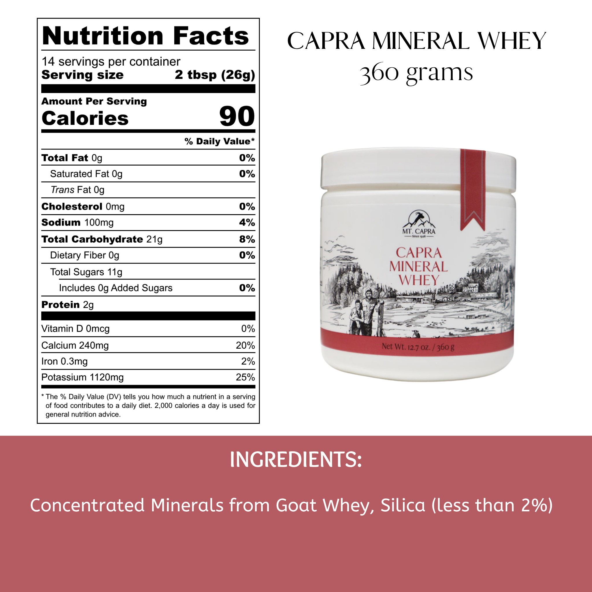 Capra Mineral Whey