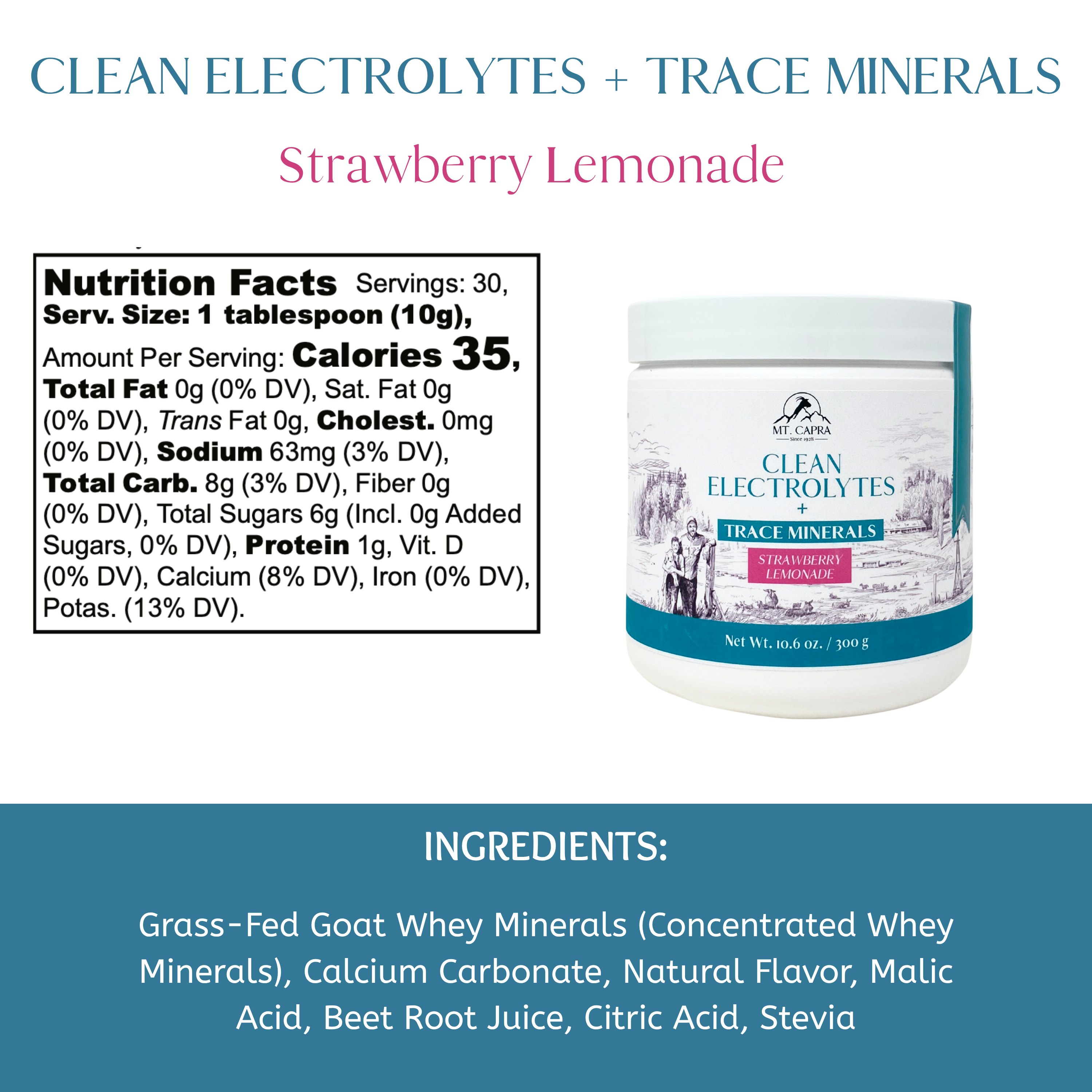 Clean Electrolytes + Trace Minerals