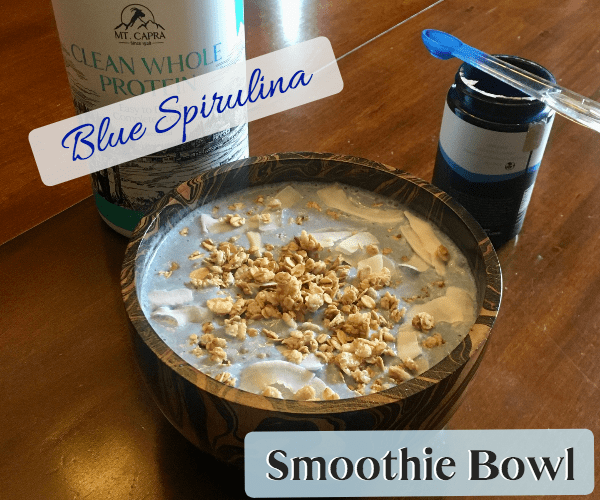 Blue Spirulina Smoothie Bowl