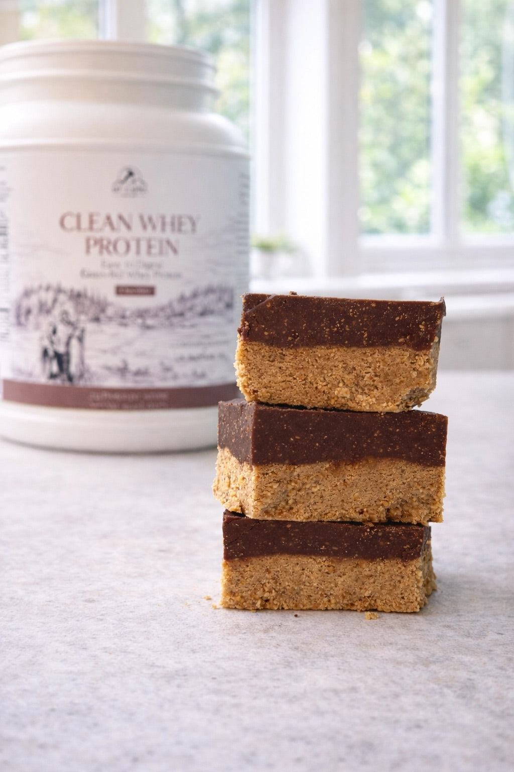 Chocolate Almond Butter Protein Bars