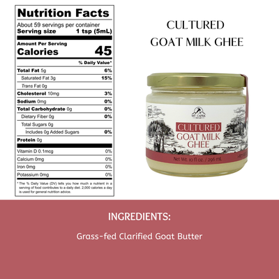 Goat Milk Ghee (Clarified Butter)