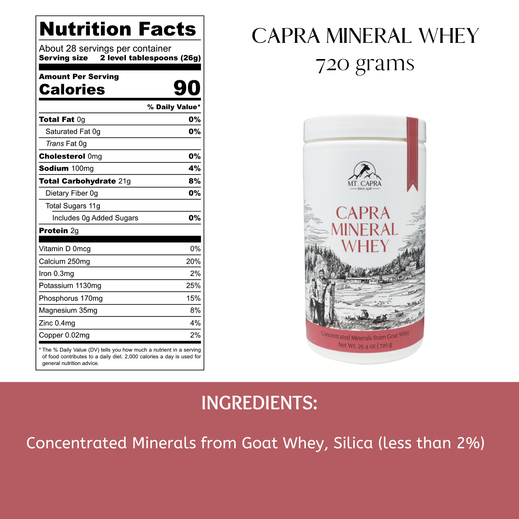 Capra Mineral Whey