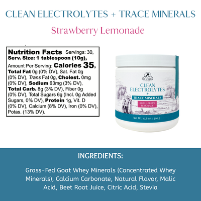 Clean Electrolytes + Trace Minerals