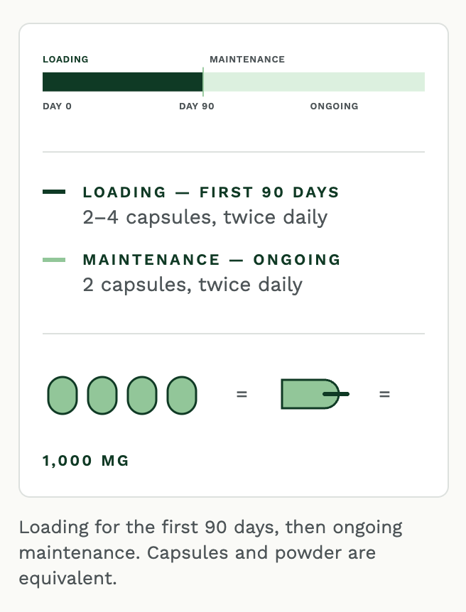Loading and maintenance dosage guide
